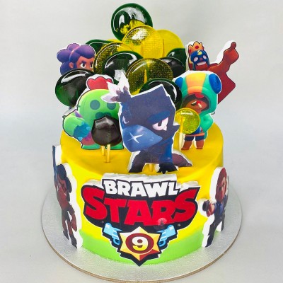 עוגת "BRAWL STARS"  ברול סטארס